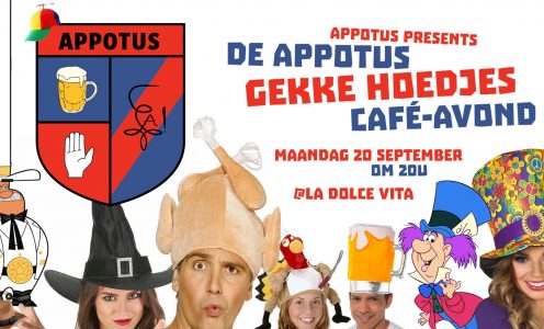 Appotus Gekke Hoedjes Café-avond